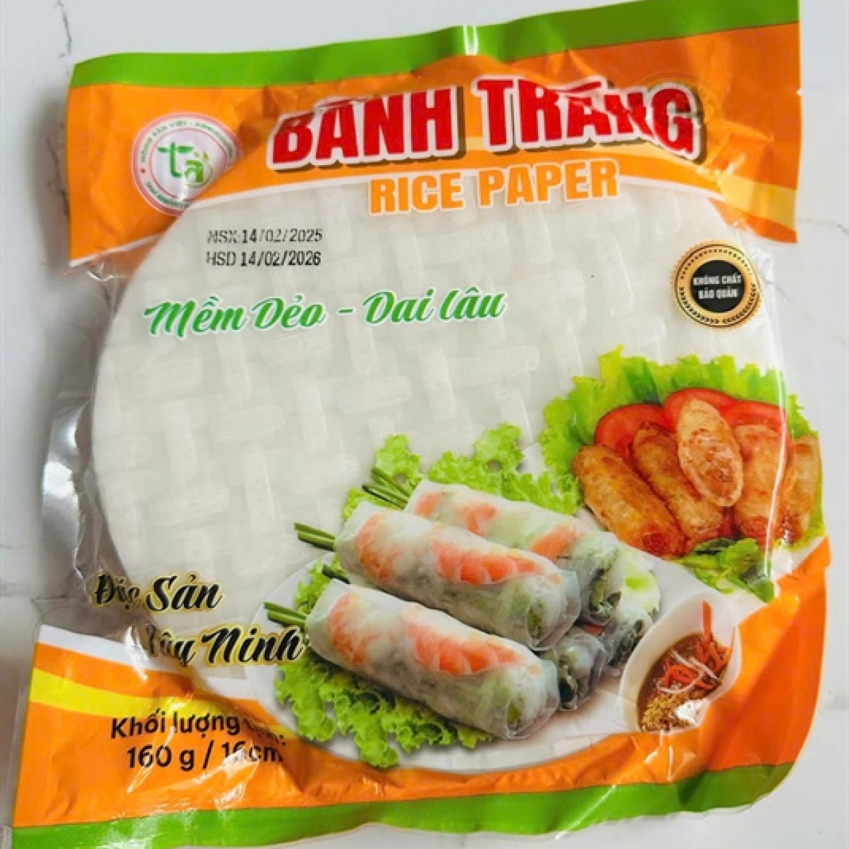 Bánh Tráng 16cm - 160g