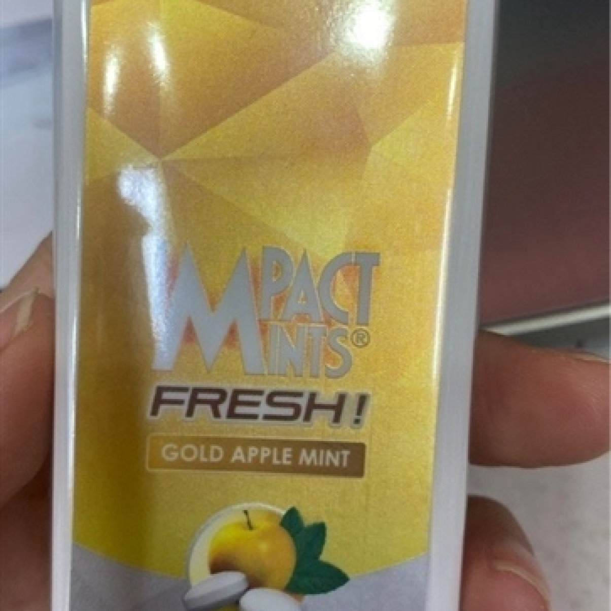 Kẹo ngậm không đường Impact Mints hương Táo vàng 10g