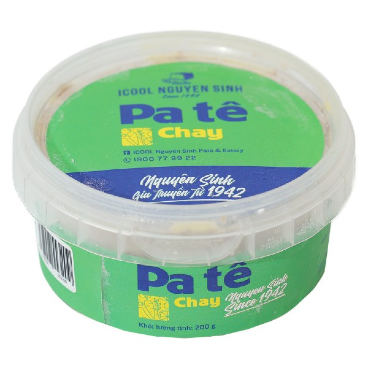Pate Chay Icool Nguyên Sinh 200gr