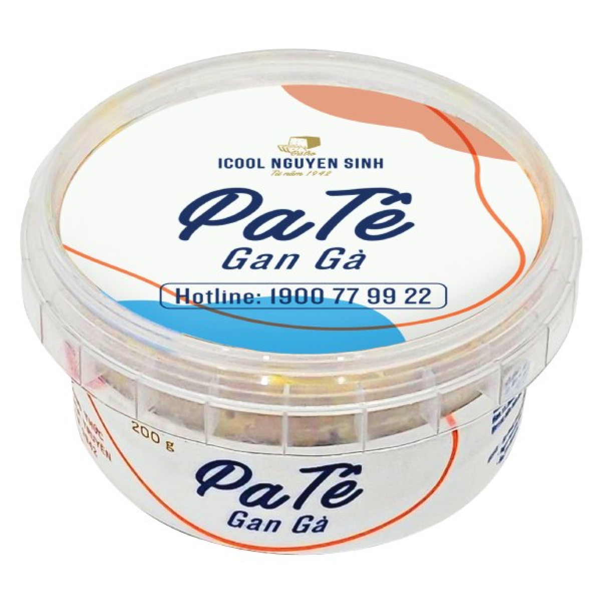 Pate Gan Gà Icool Nguyên Sinh 200gr