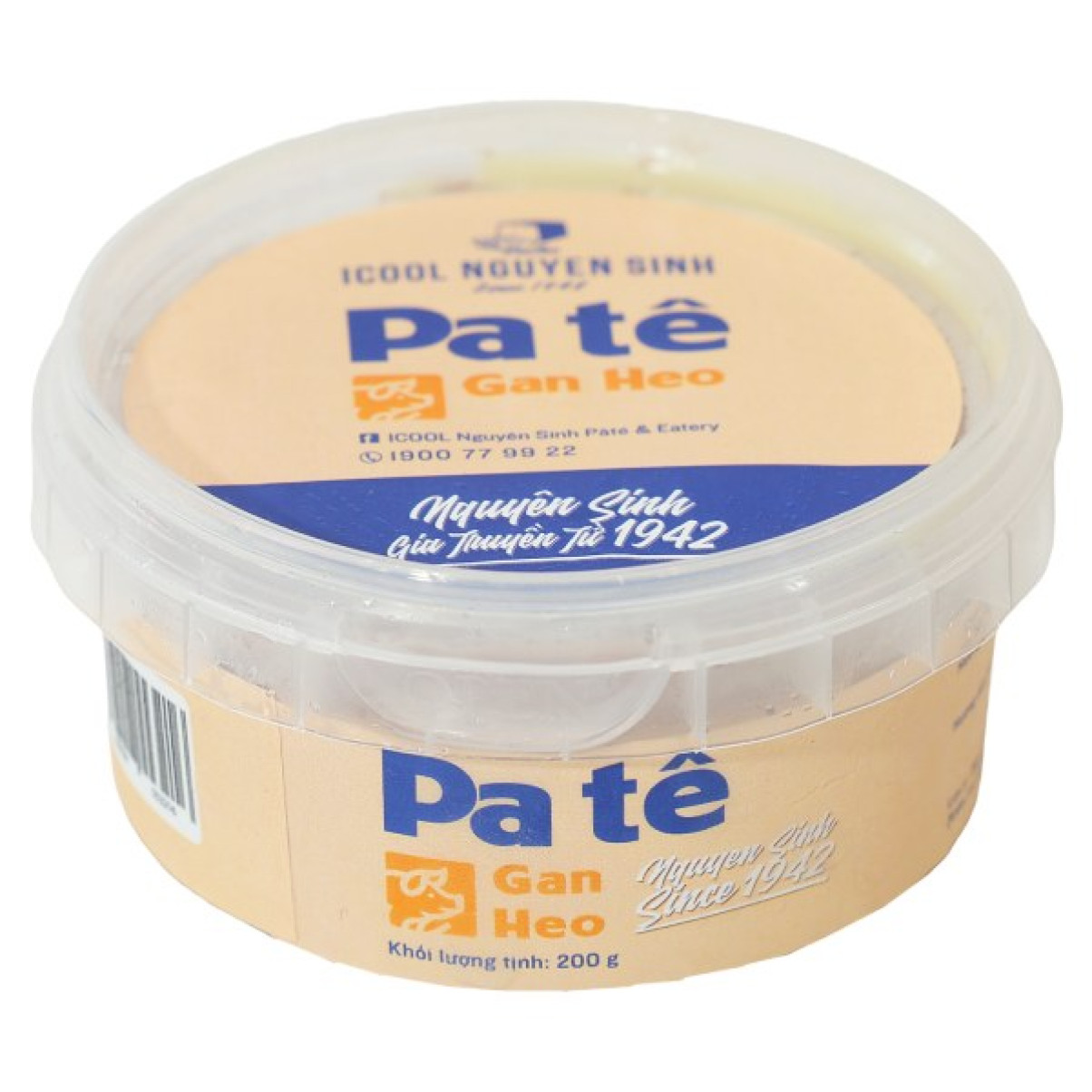 Pate Gan Heo Icool Nguyên Sinh 200gr