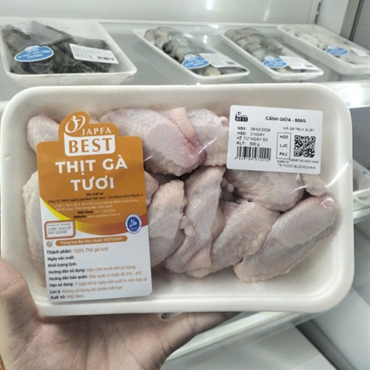 CÁNH GIỮA JAPFA - 500G