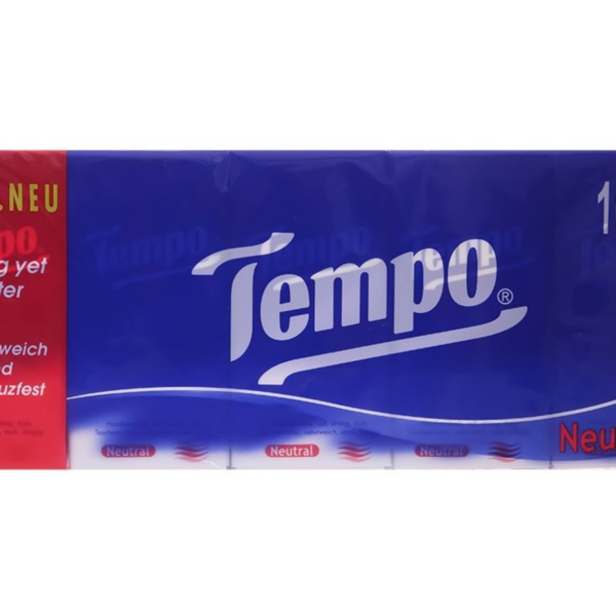 Khăn giấy bỏ túi TEMPO REGULAR không mùi (10 gói)