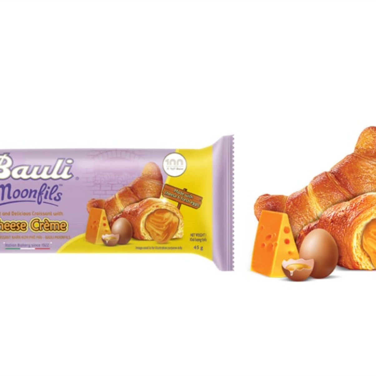 Bánh Bauli Moonfils Phô Mai 45g