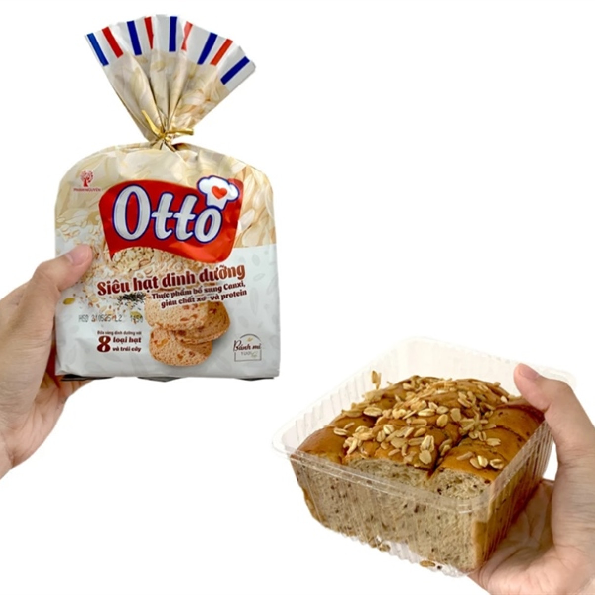 Bánh mì siêu hạt dinh dưỡng Otto 145g