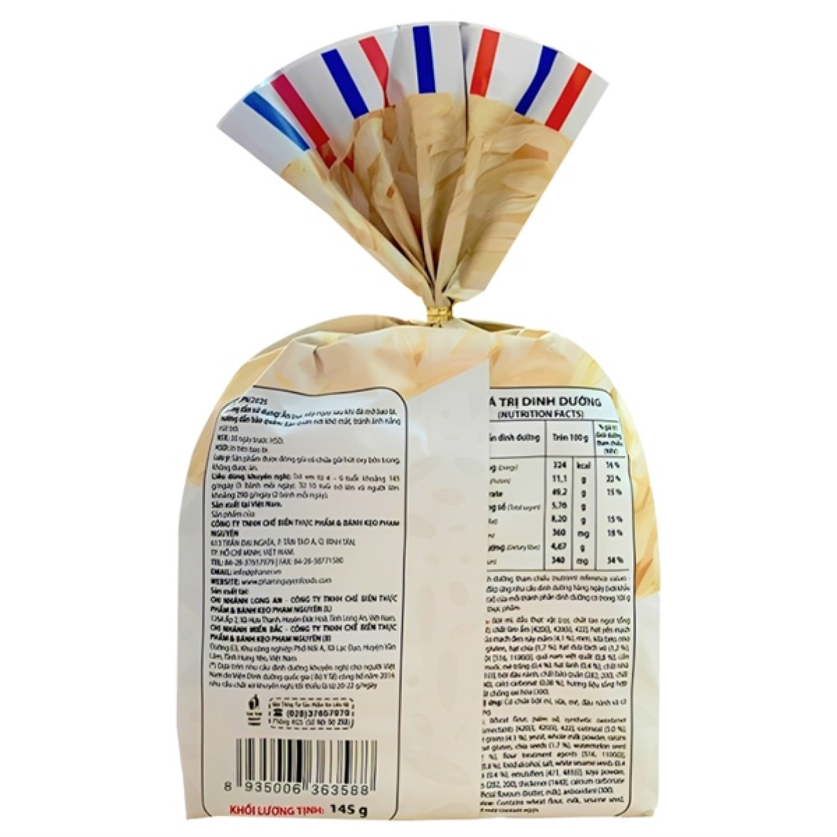 Bánh mì siêu hạt dinh dưỡng Otto 145g