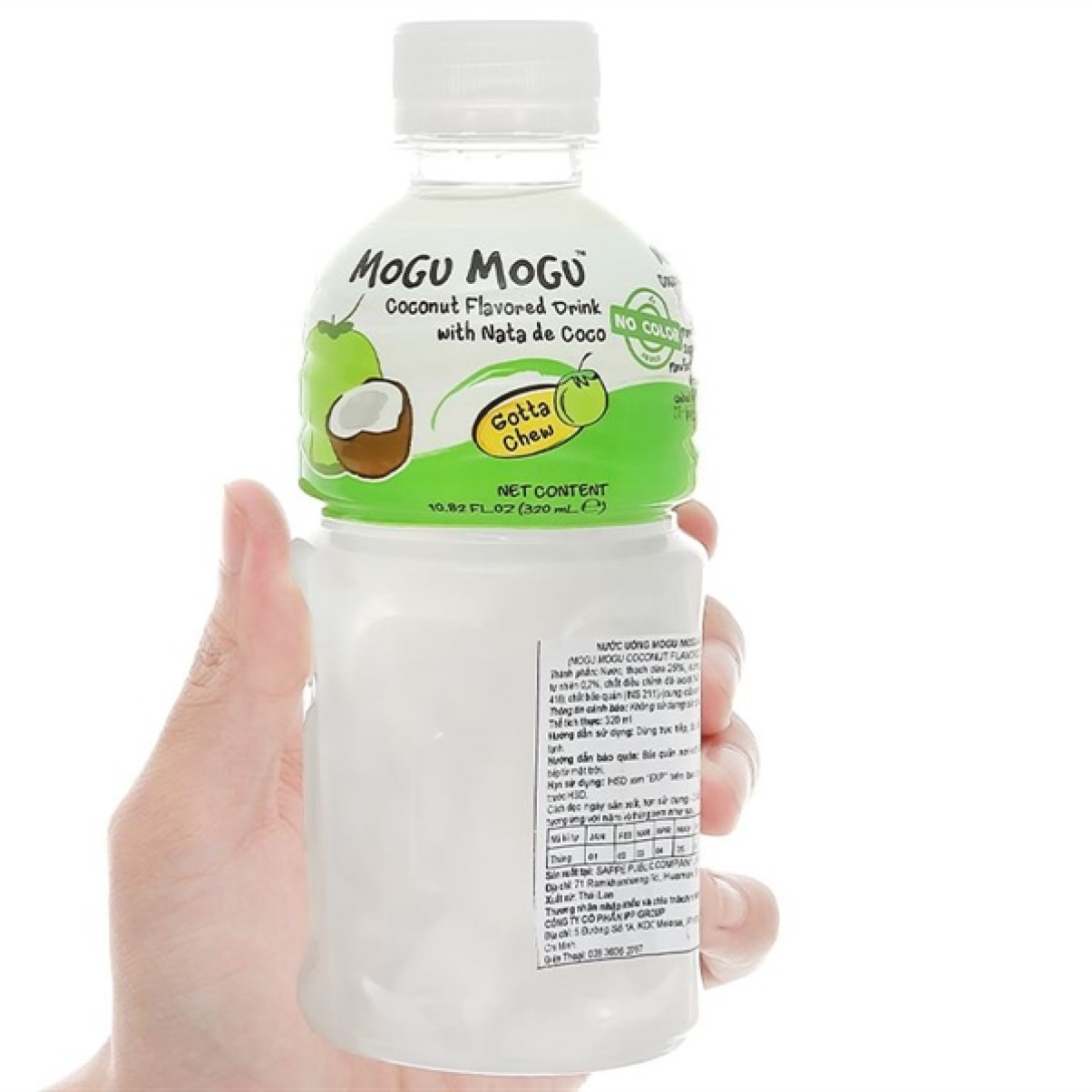 Nước uống Mogu Mogu vị Dứa với Thạch Dừa 320ml