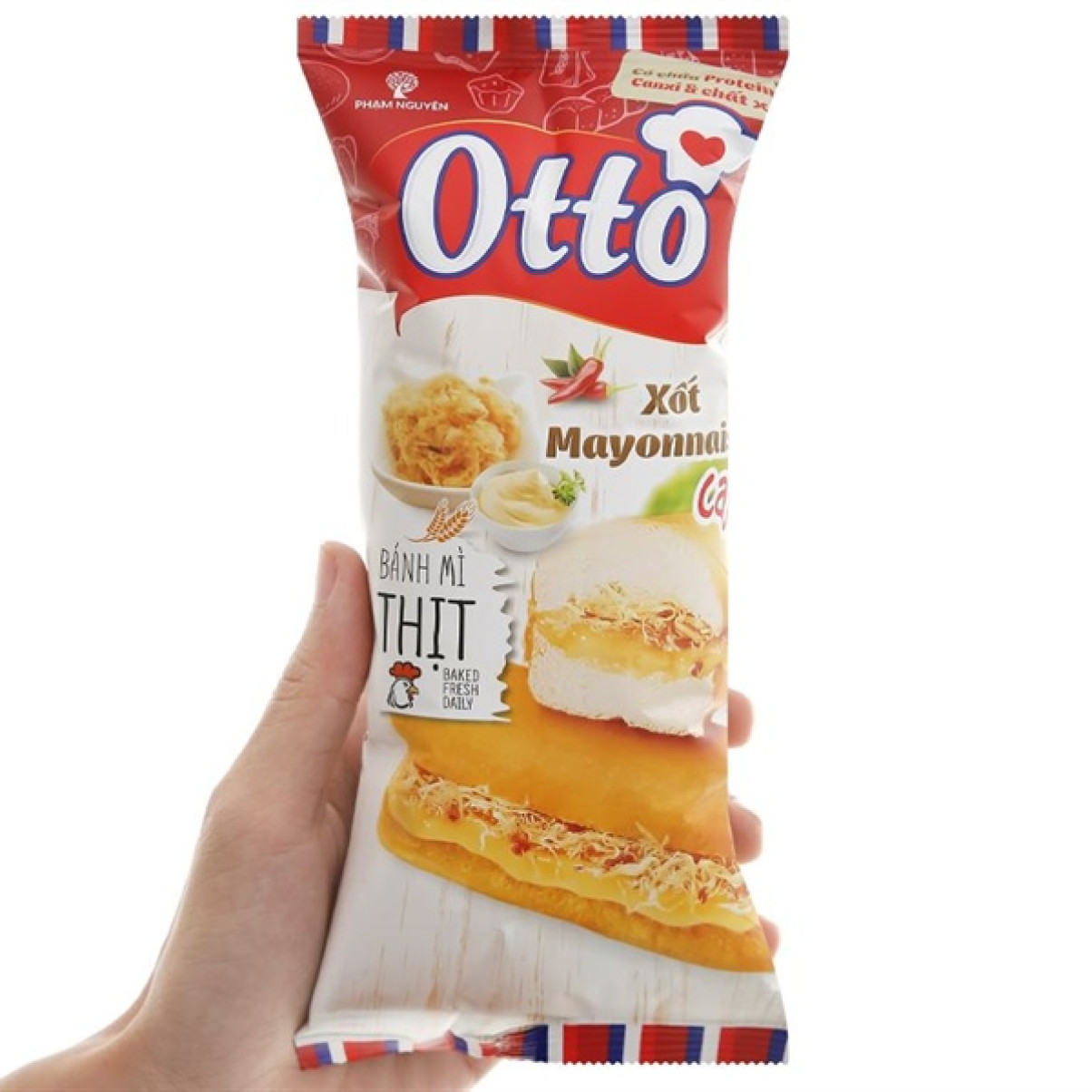 Bánh mì thịt xốt mayonnaise Otto 50g