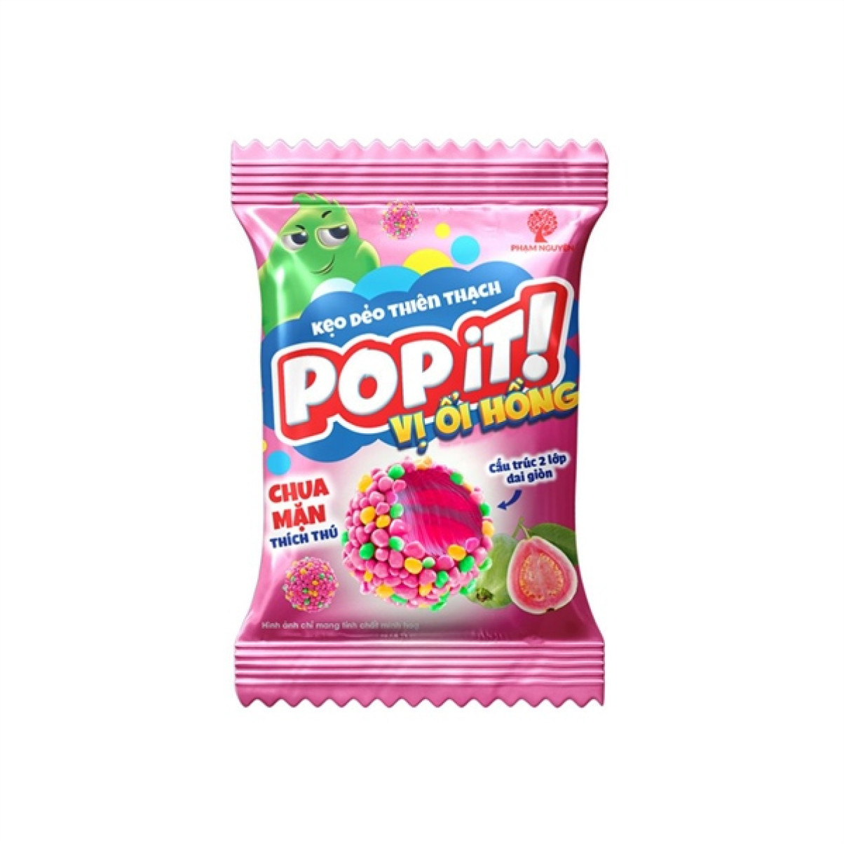 Kẹo dẻo thiên thạch mặn vị ổi hồng - POPIT 50g