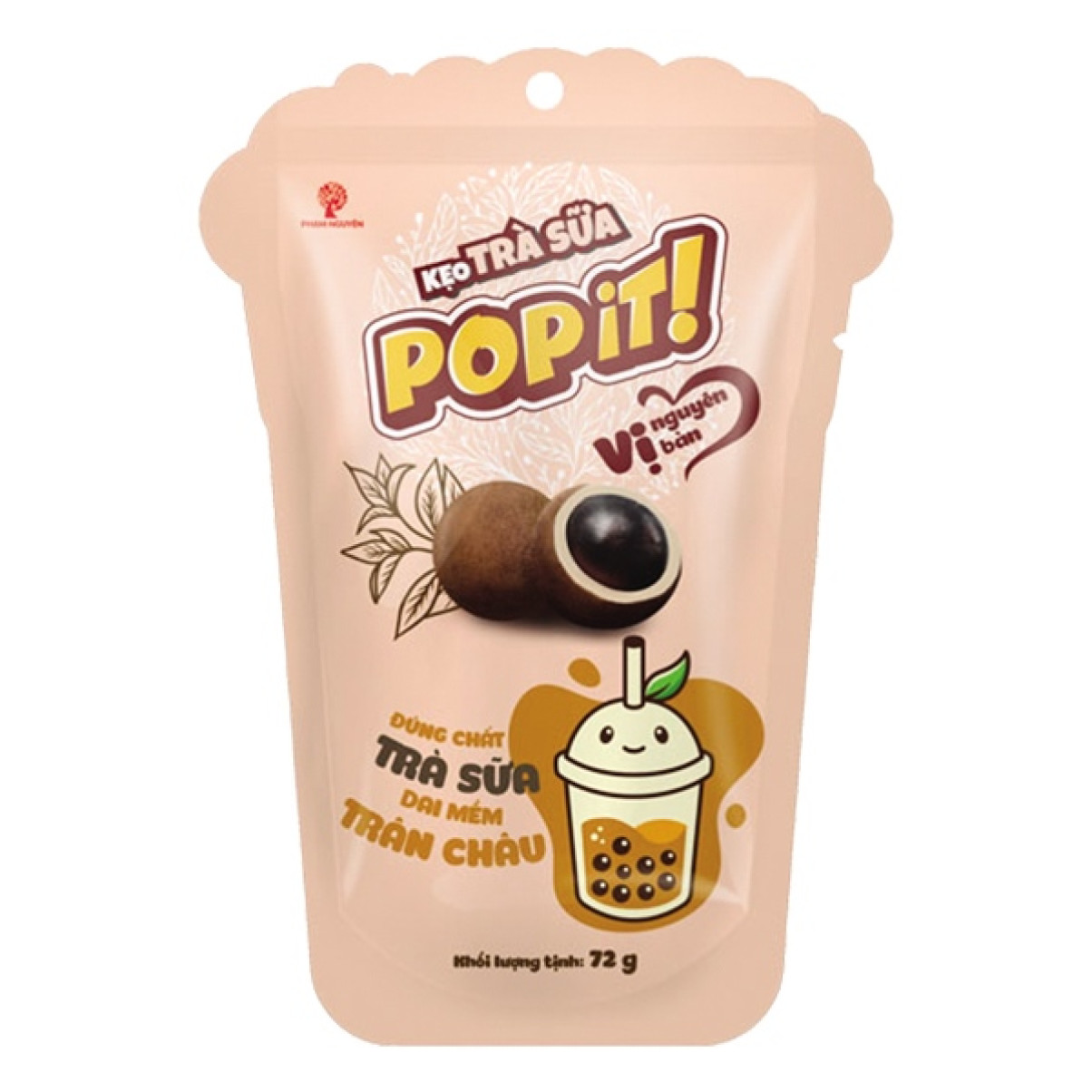 Kẹo Trà sữa Trân Châu POPIT 72g