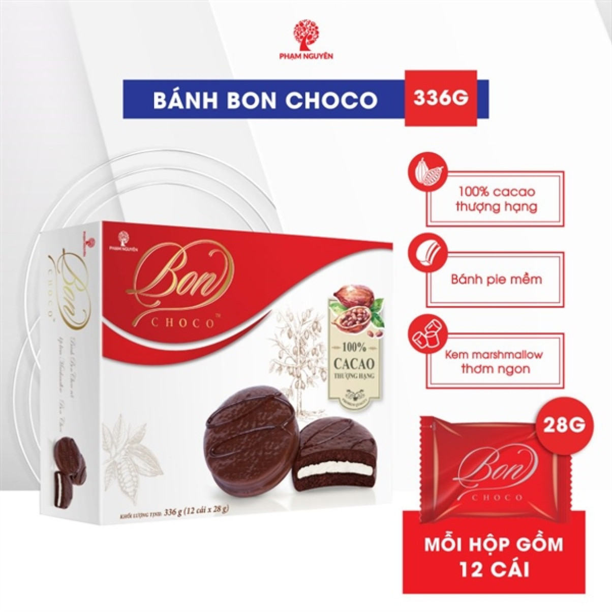 Bánh Bon Choco 336g