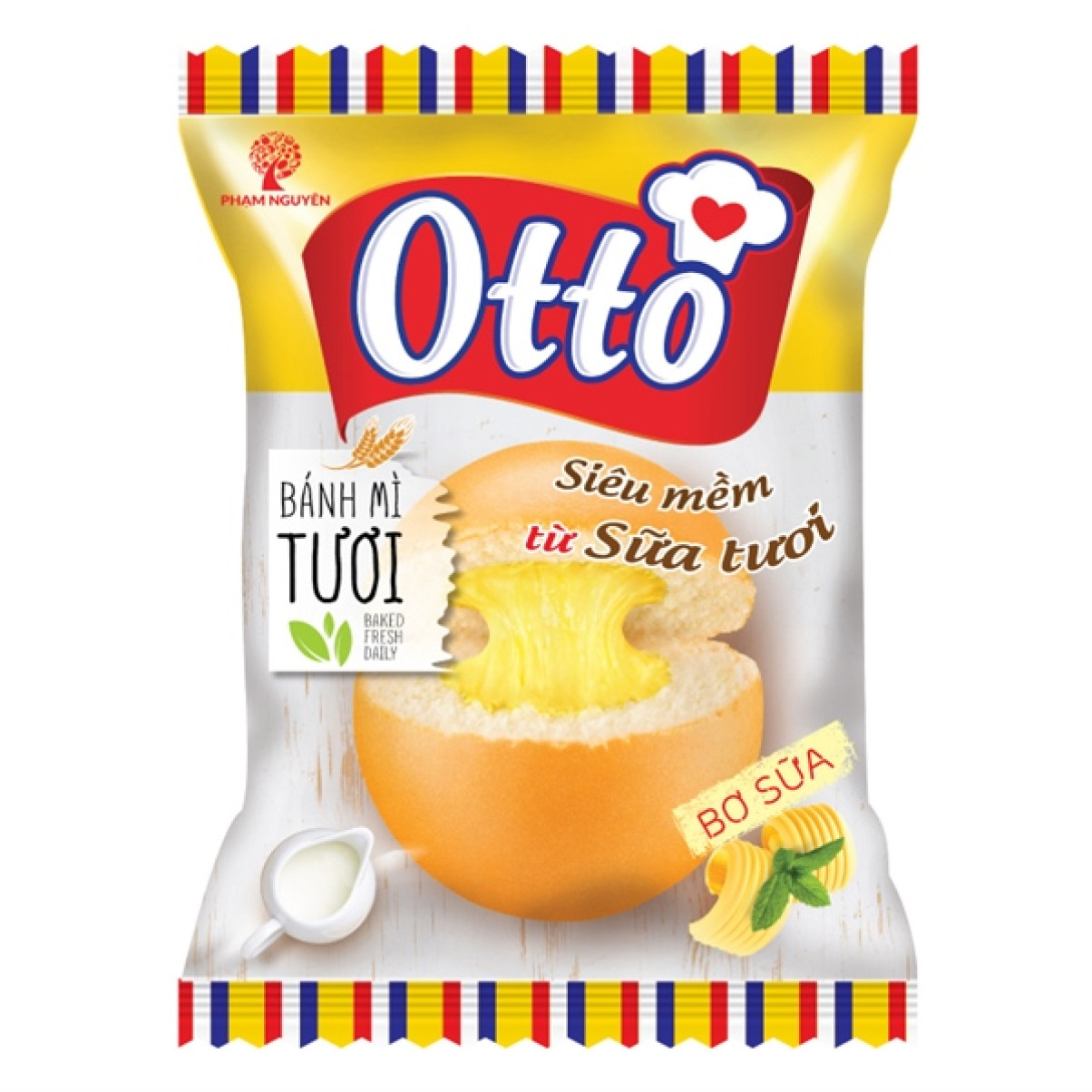Bánh mì sữa tươi Otto bơ sữa 55g