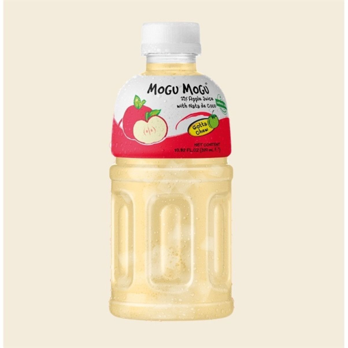 Nước uống Mogu Mogu vị Táo với Thạch Dừa 320ml