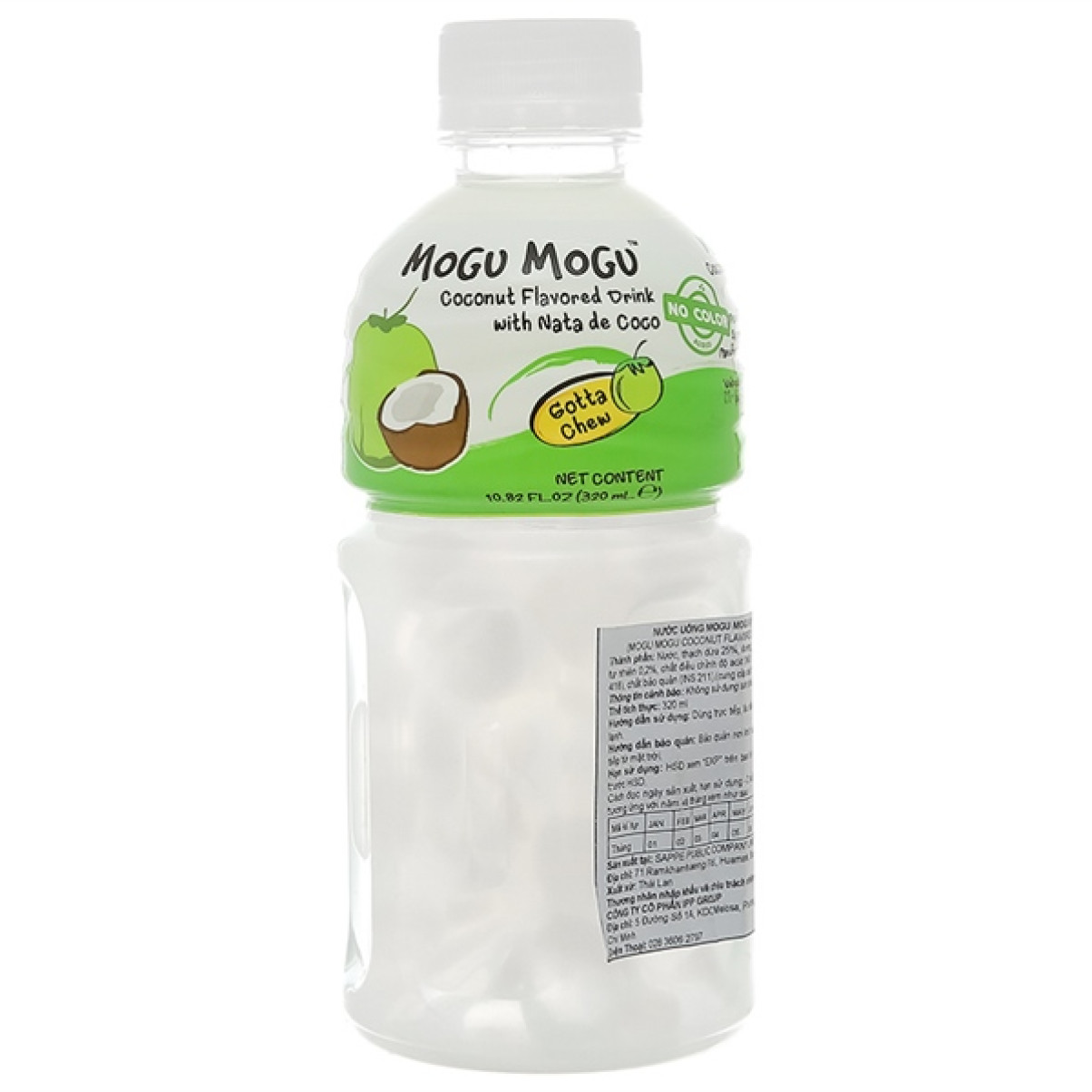 Nước uống Mogu Mogu vị Dứa với Thạch Dừa 320ml