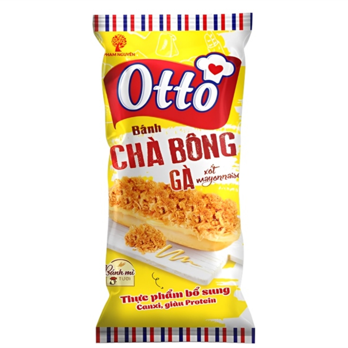 Bánh mì phủ chà bông xốt Mayonnaise Otto 55g