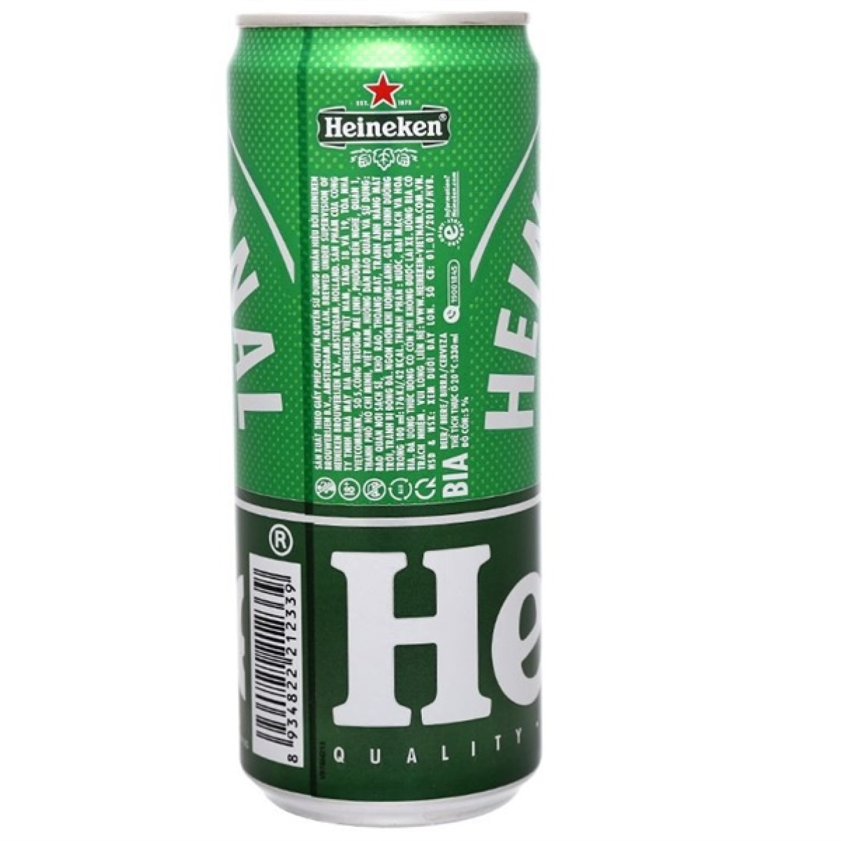 Bia Heineken Lon Cao 330ml
