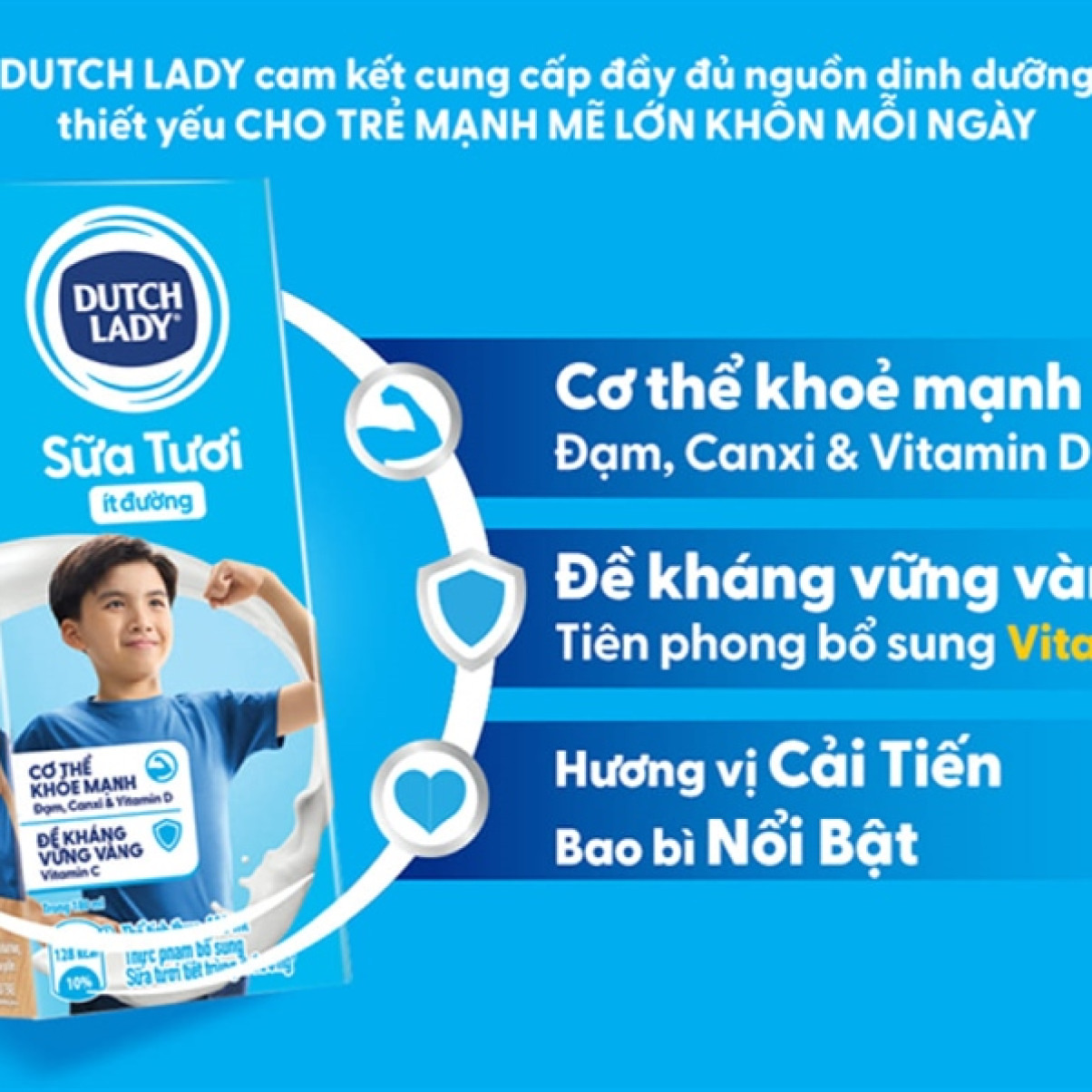 Sữa tươi halan ít đường 180ml