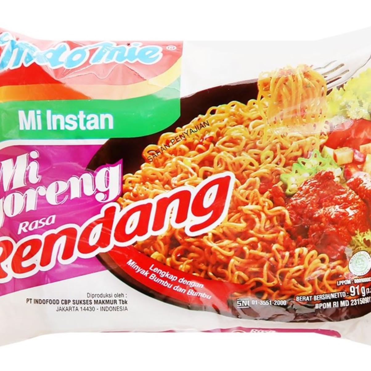 Mi Goreng Rendang (bò cay)