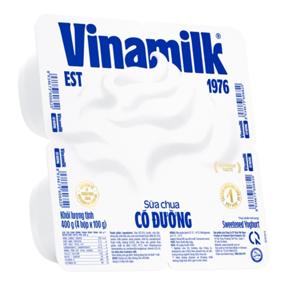 Sữa Chua Ăn Vinamilk Có Đường 100g