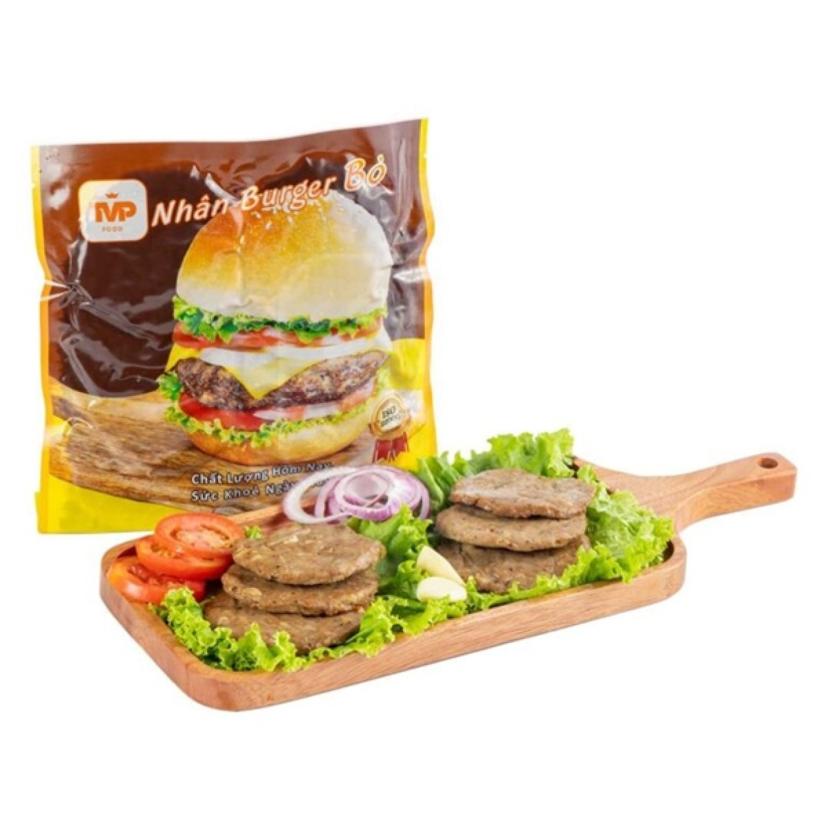 Nhân Burger Bò (400GR/10 cái)