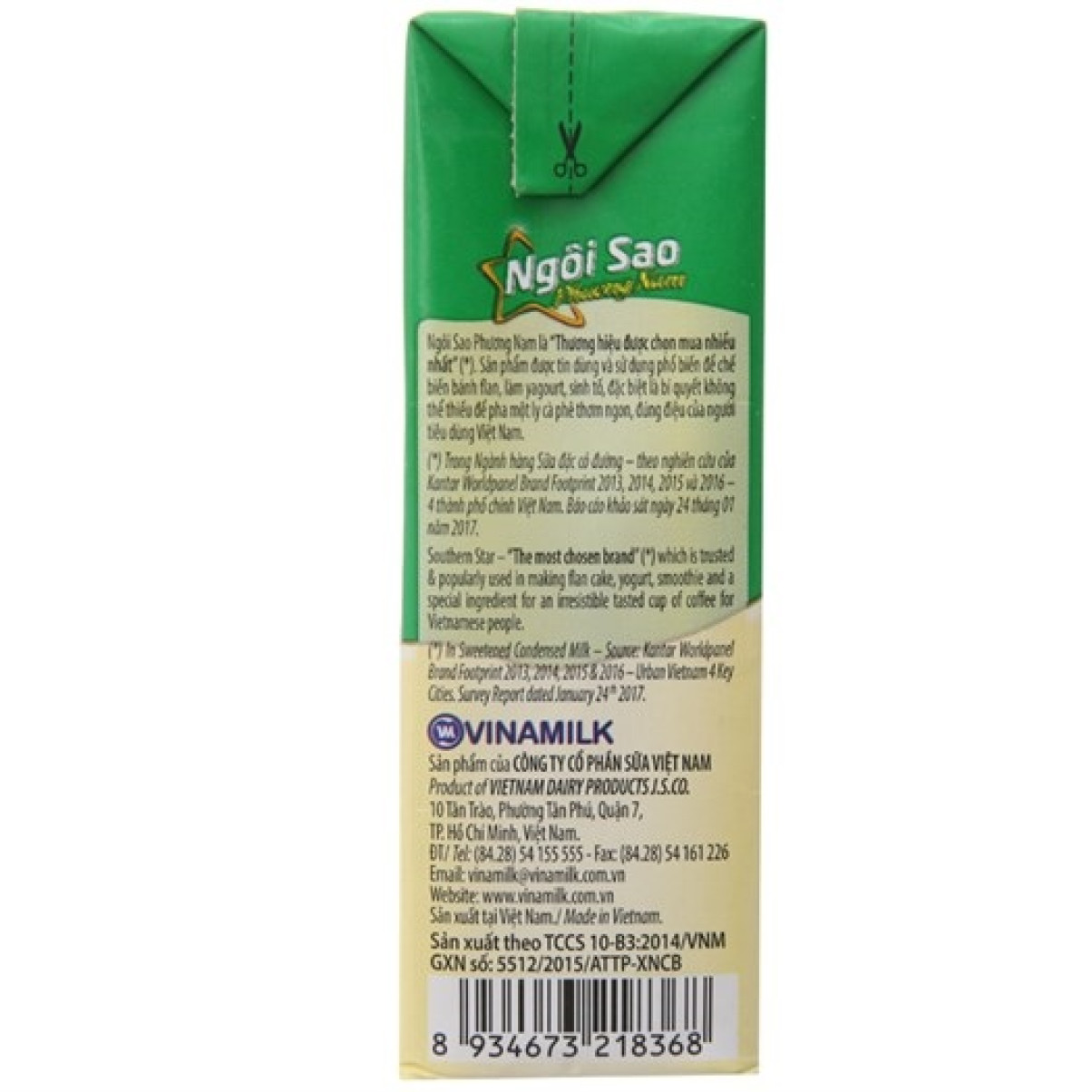 Sữa Đặc Ngôi Sao Phương Nam 380g