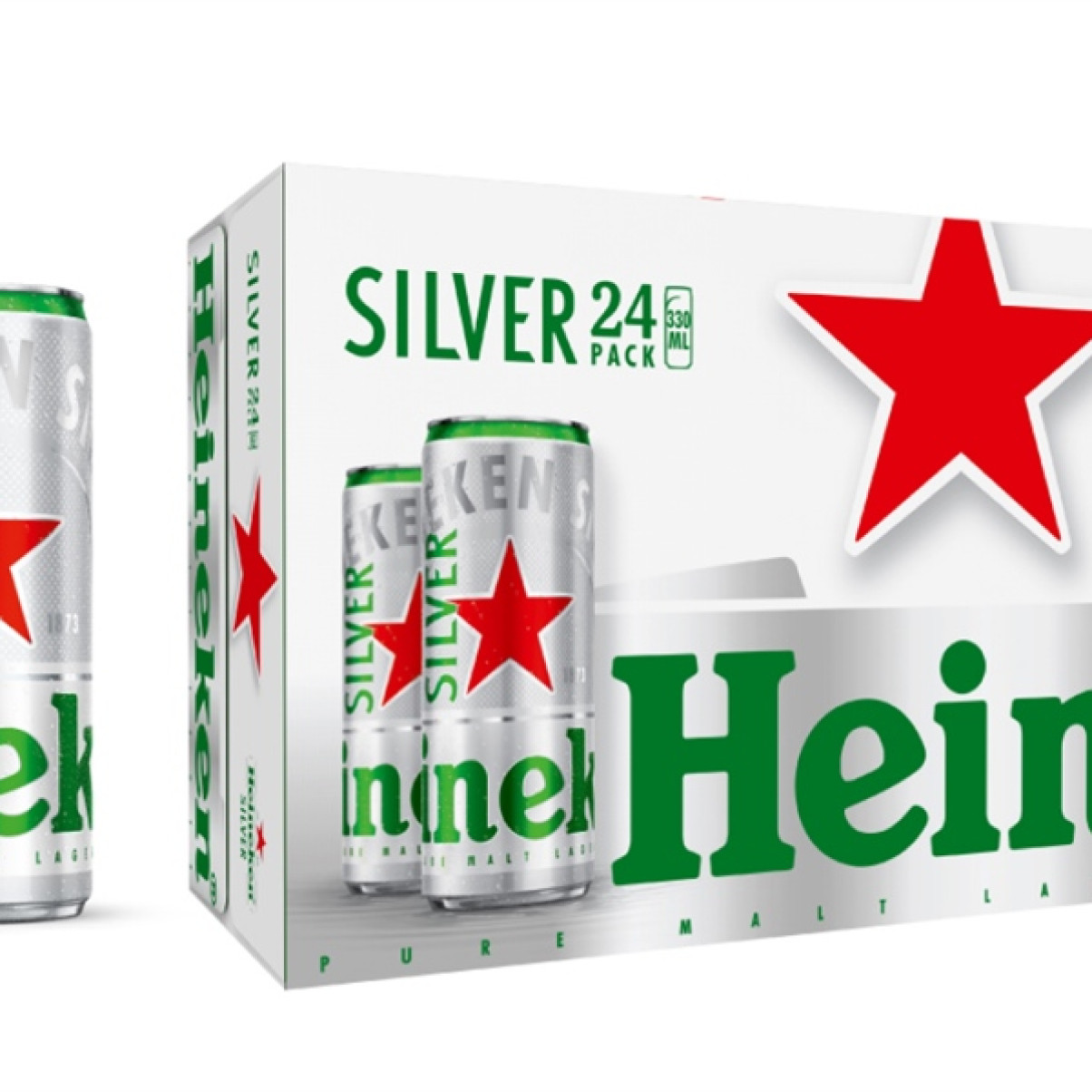 Bia Heineken Bạc Lon Cao 330ml