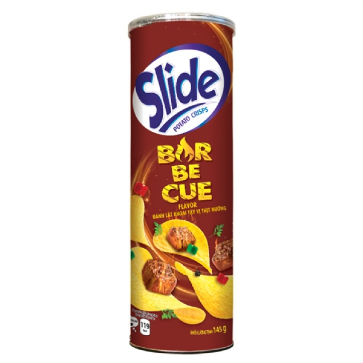 Bánh lát khoai tây SLIDE POTATO BARBECUE 145g