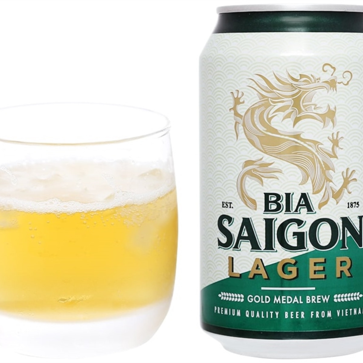 Bia Saigon Lager Lon 330ml