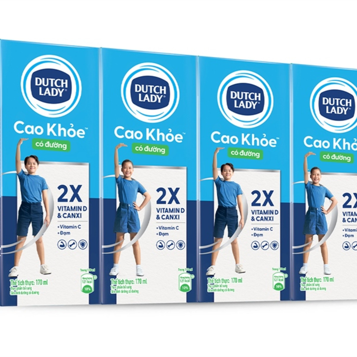 Sữa tươi halan Cao khỏe có đường 170ml