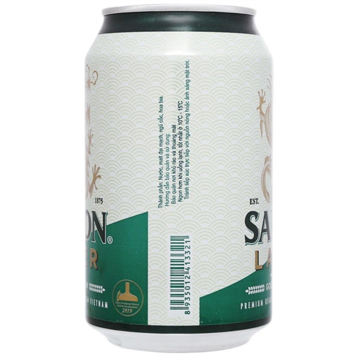 Bia Saigon Lager Lon 330ml