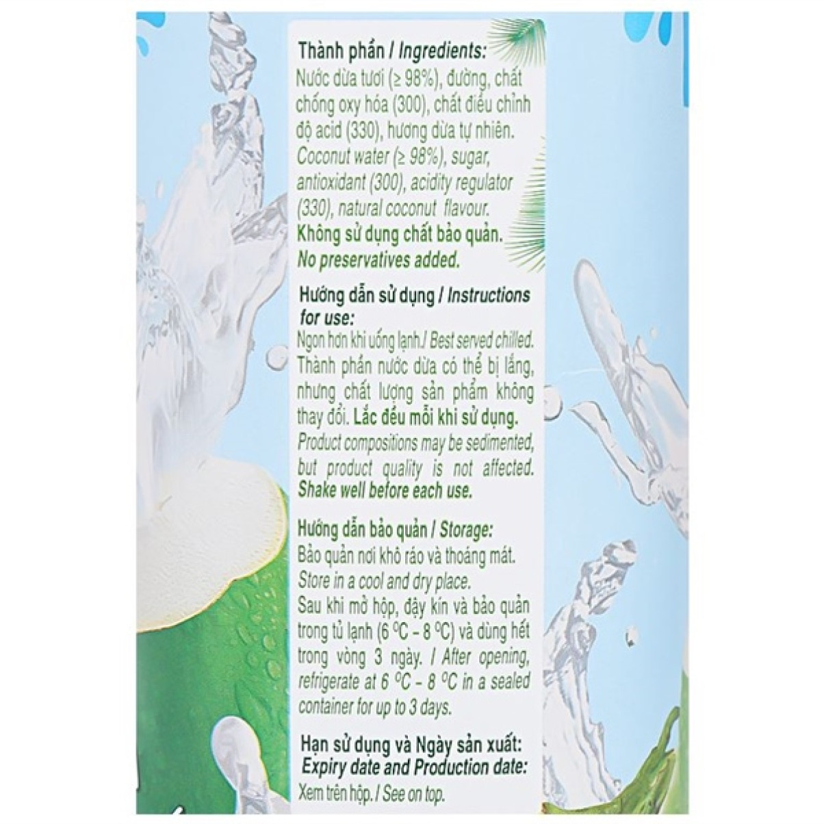 Nước Dừa Tươi Cocofresh 1L