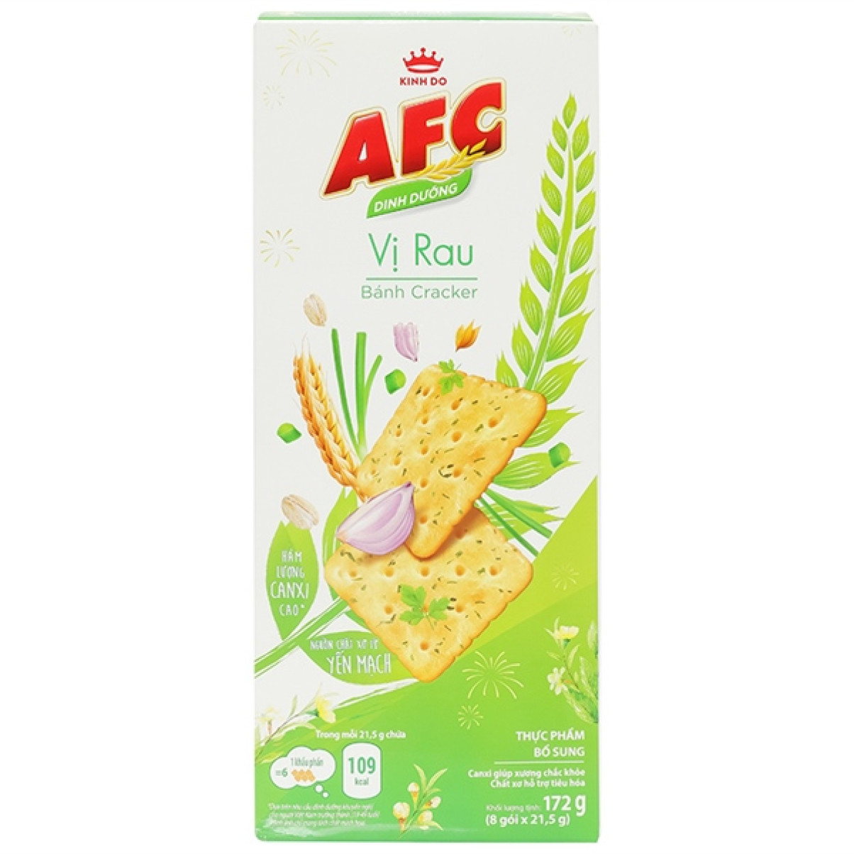 Bánh Quy AFC Vị Rau 172G
