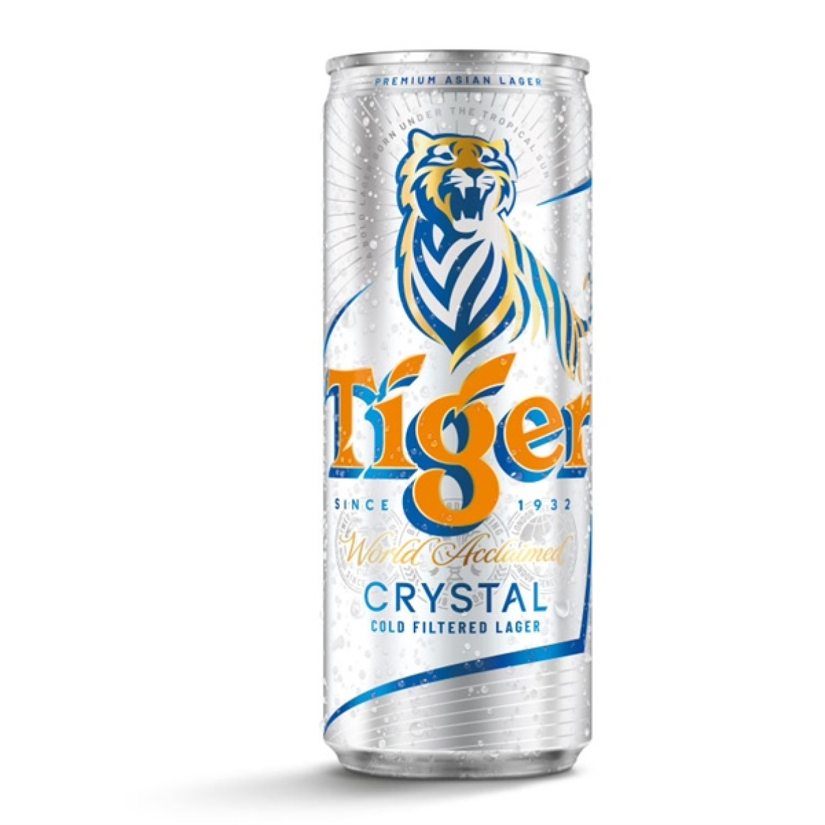 Bia Tiger Bạc Lon 330ml