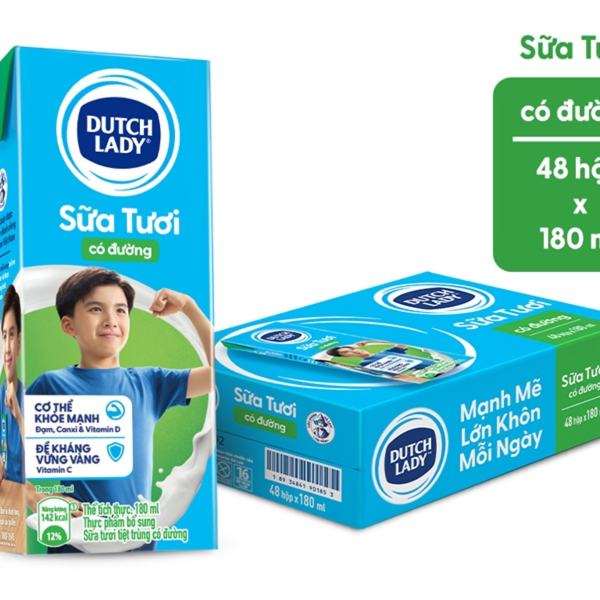 Sữa tươi halan có đường 180ml
