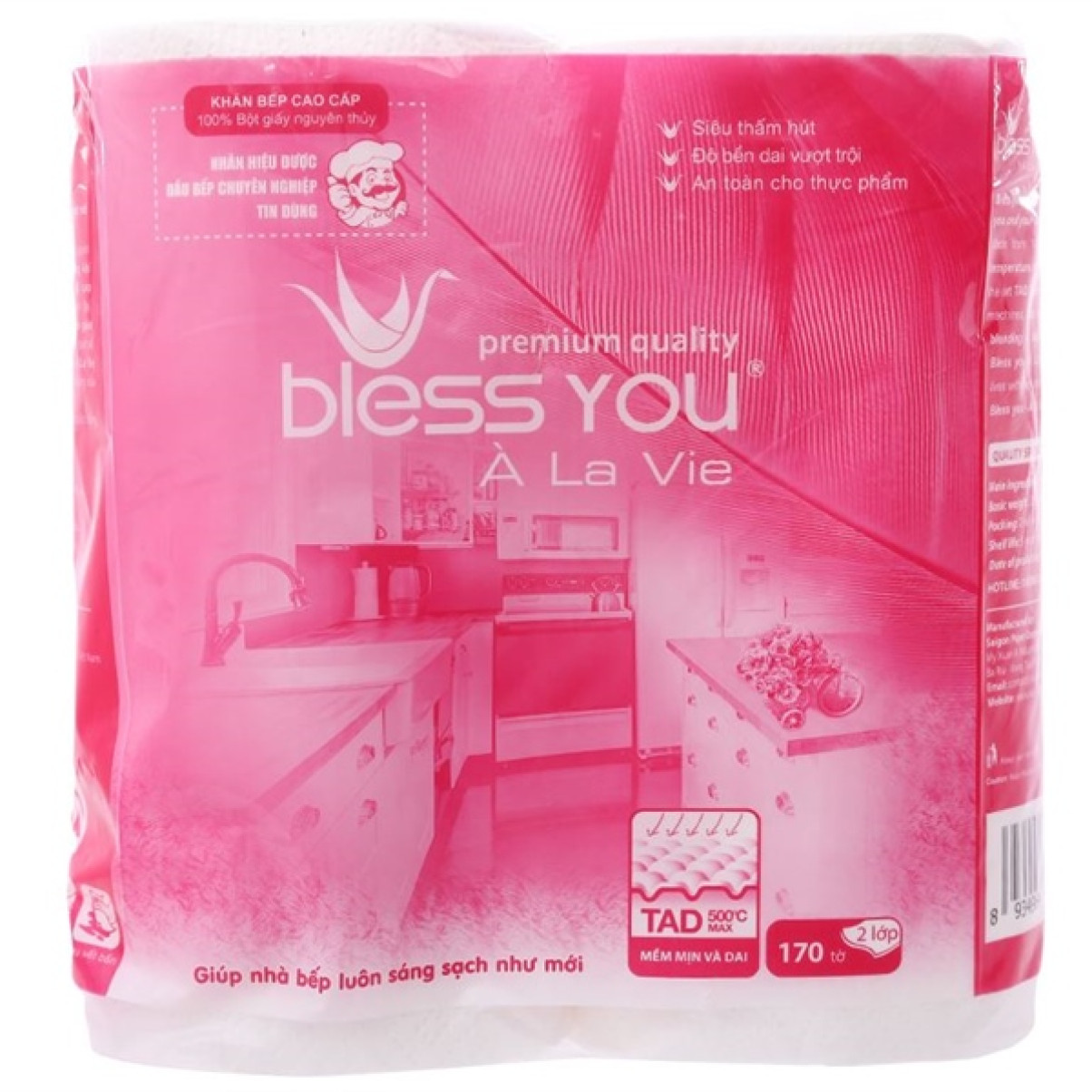 Khăn Đa Năng Bless You À La Vie 2 Cuộn