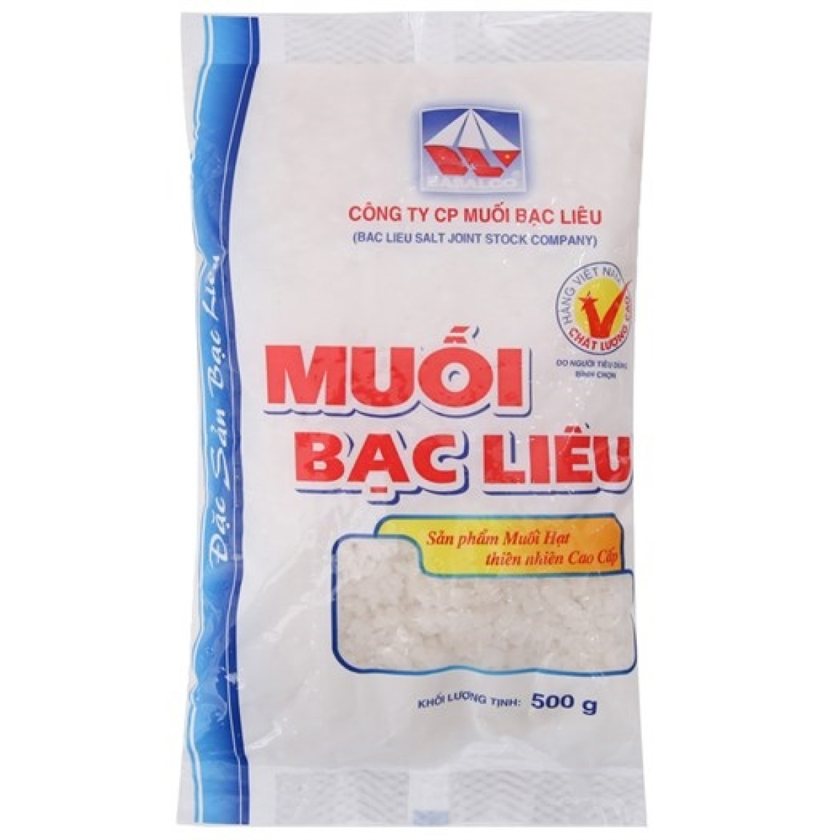 Muối Hạt Bạc Liêu 500g