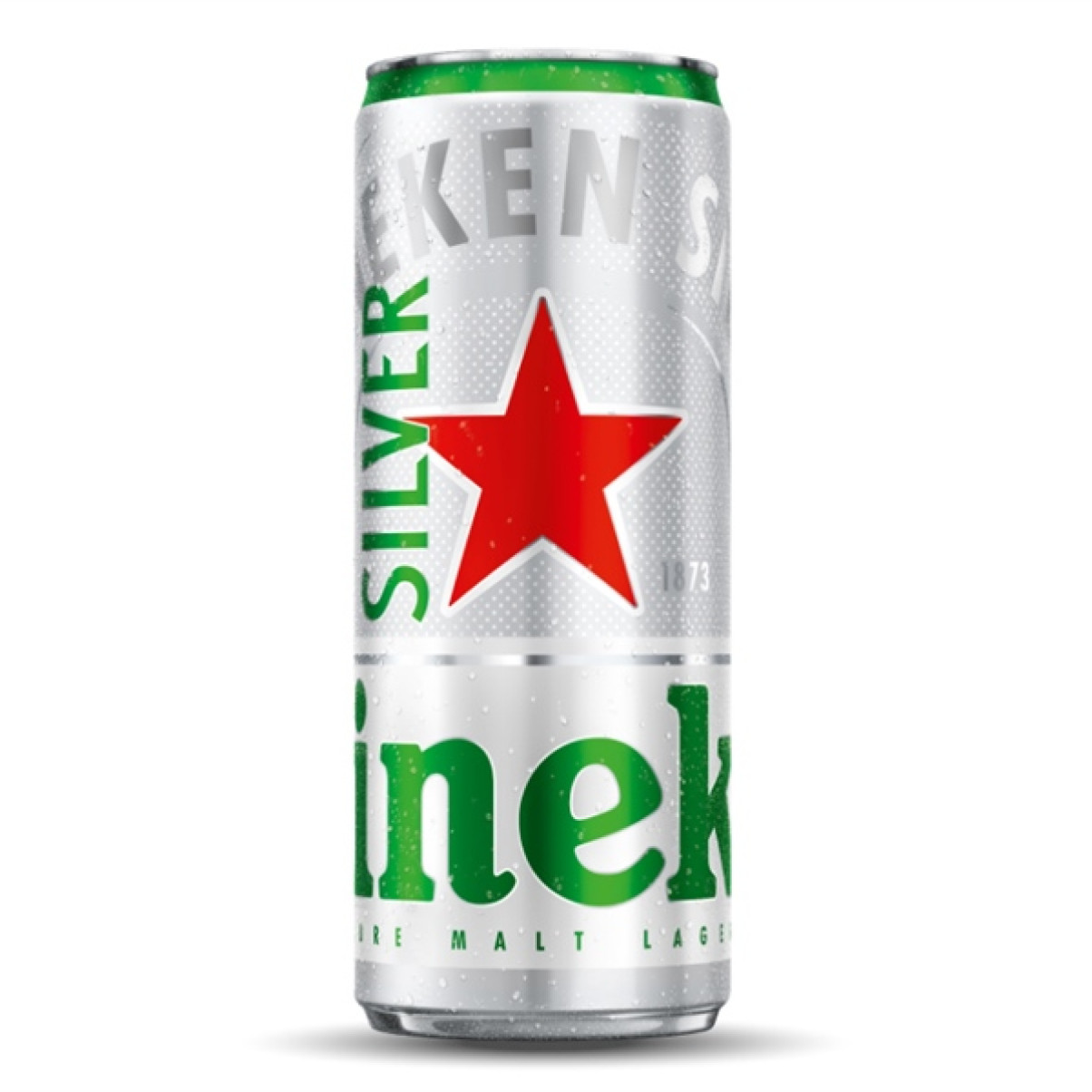 Bia Heineken Bạc Lon Cao 330ml
