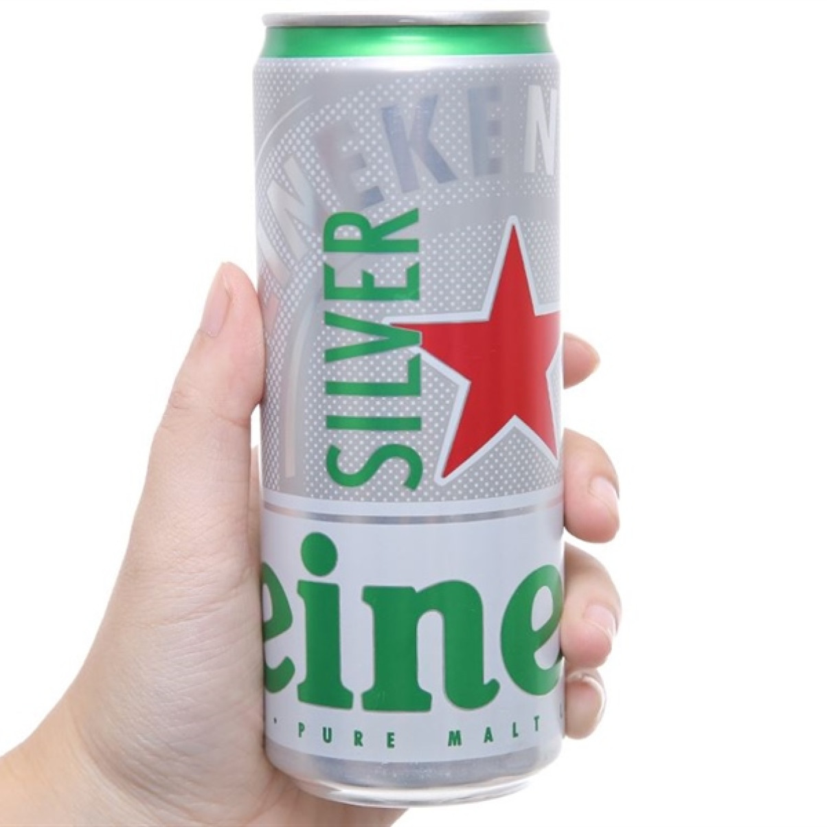 Bia Heineken Bạc Lon Cao 330ml