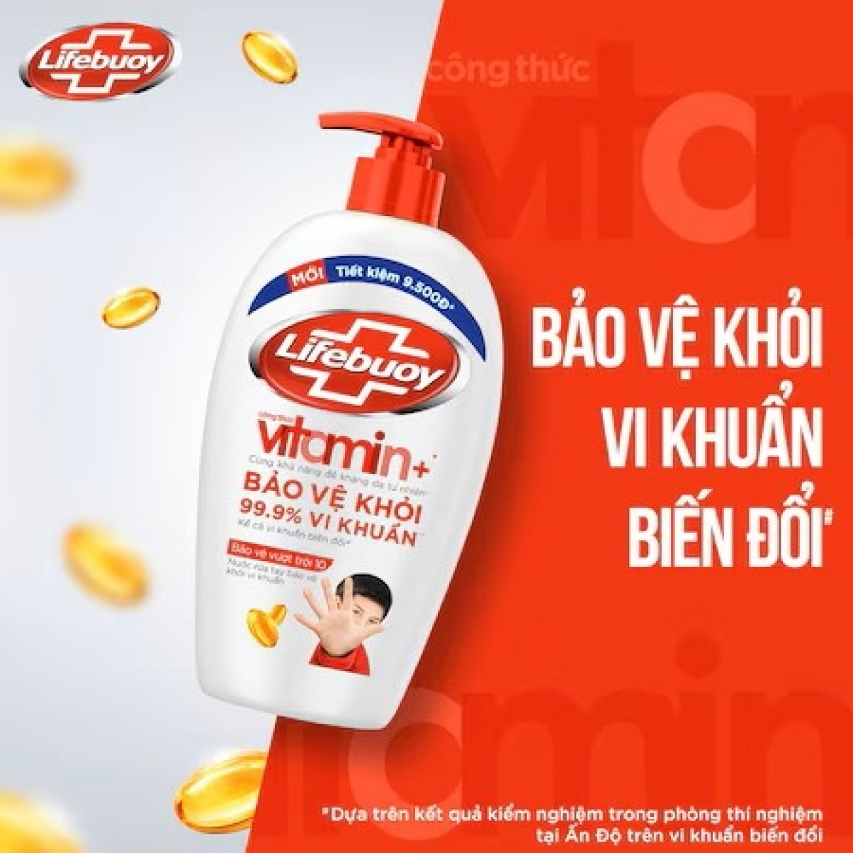 Sữa Rửa Tay Lifebuoy Đỏ - Bảo Vệ Vượt Trội 450g