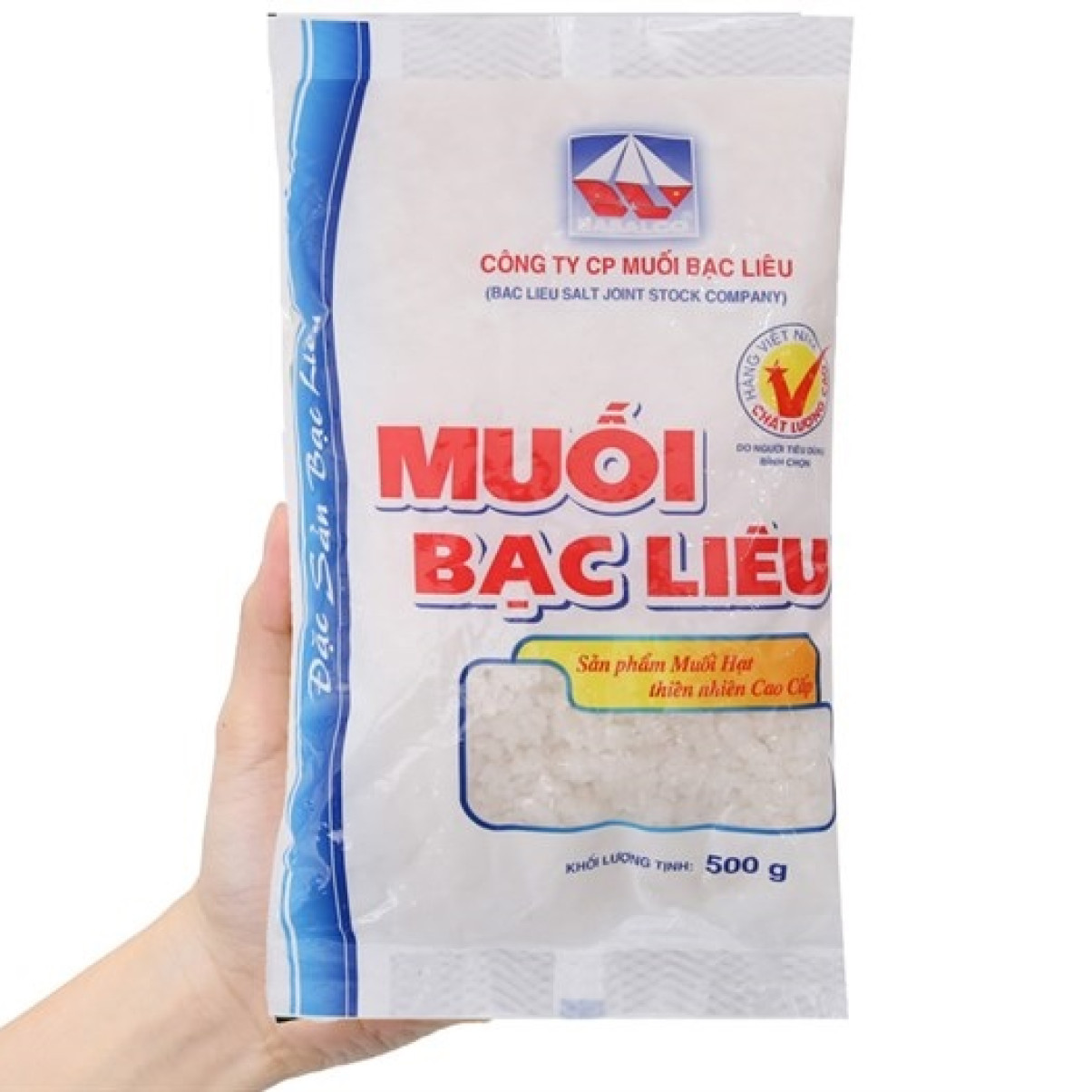 Muối Hạt Bạc Liêu 500g