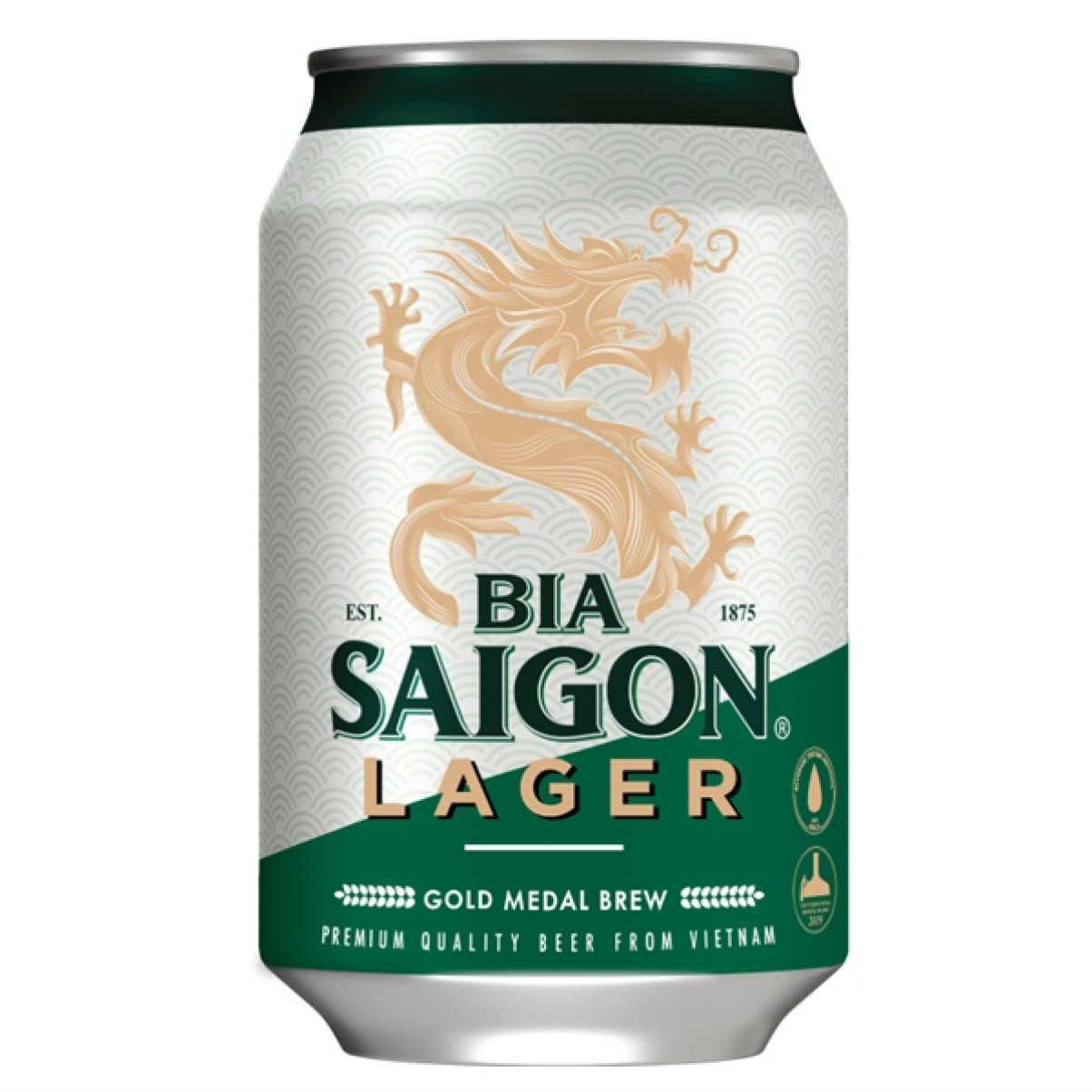 Bia Saigon Lager Lon 330ml