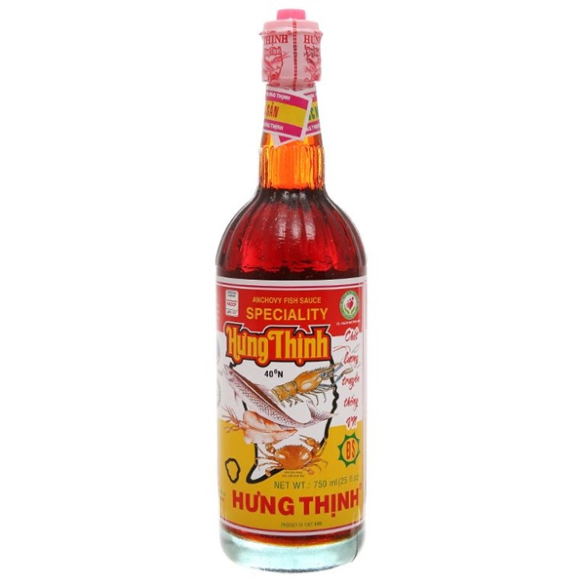 Nước Mắm Cá Cơm Hưng Thịnh Đặc Sản 750ml