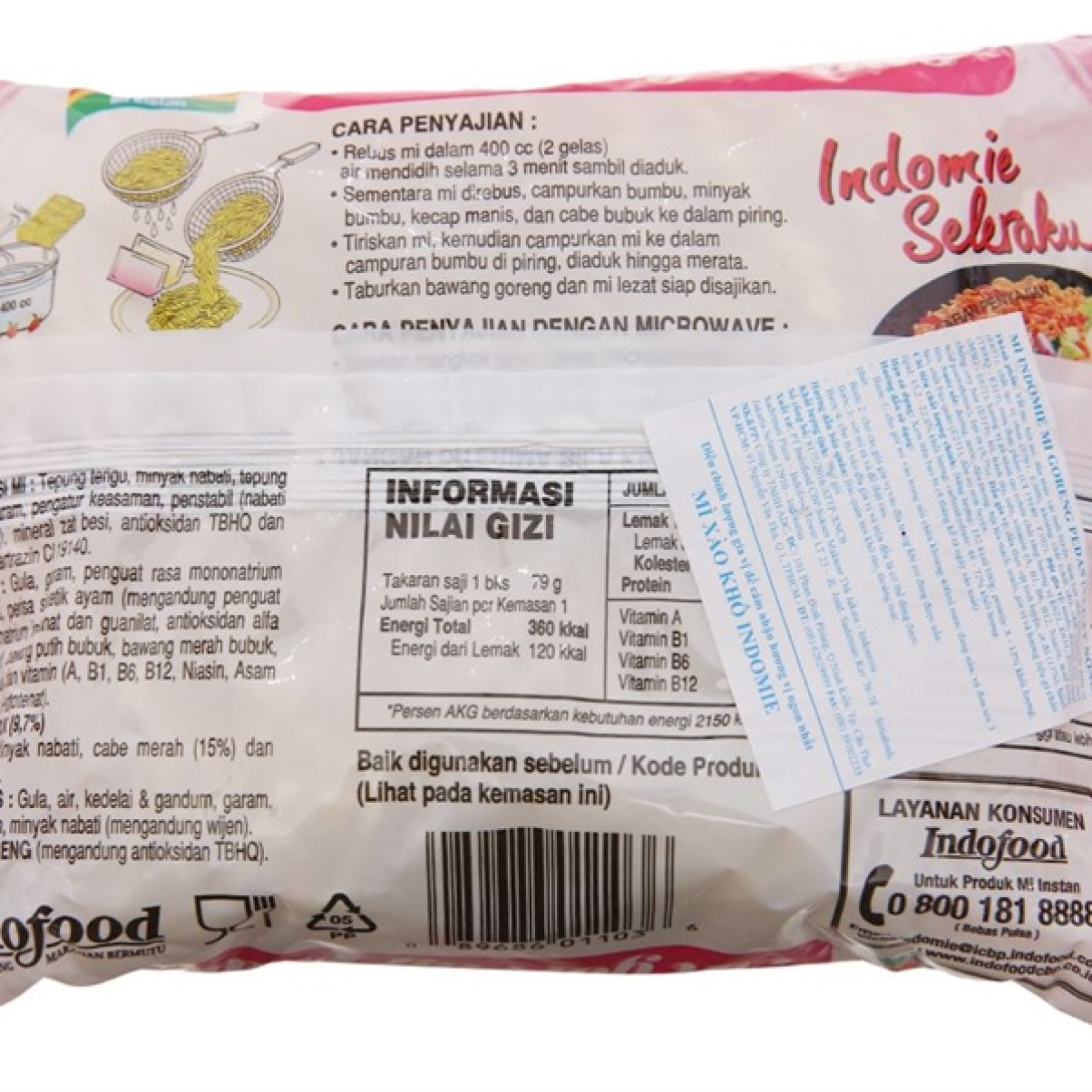 Mi Goreng Pedas (cay nồng)