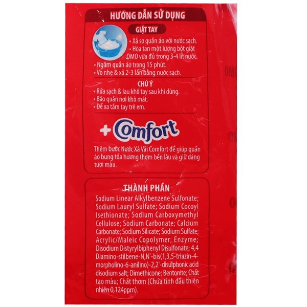 Bột Giặt Omo (Đỏ) 770g