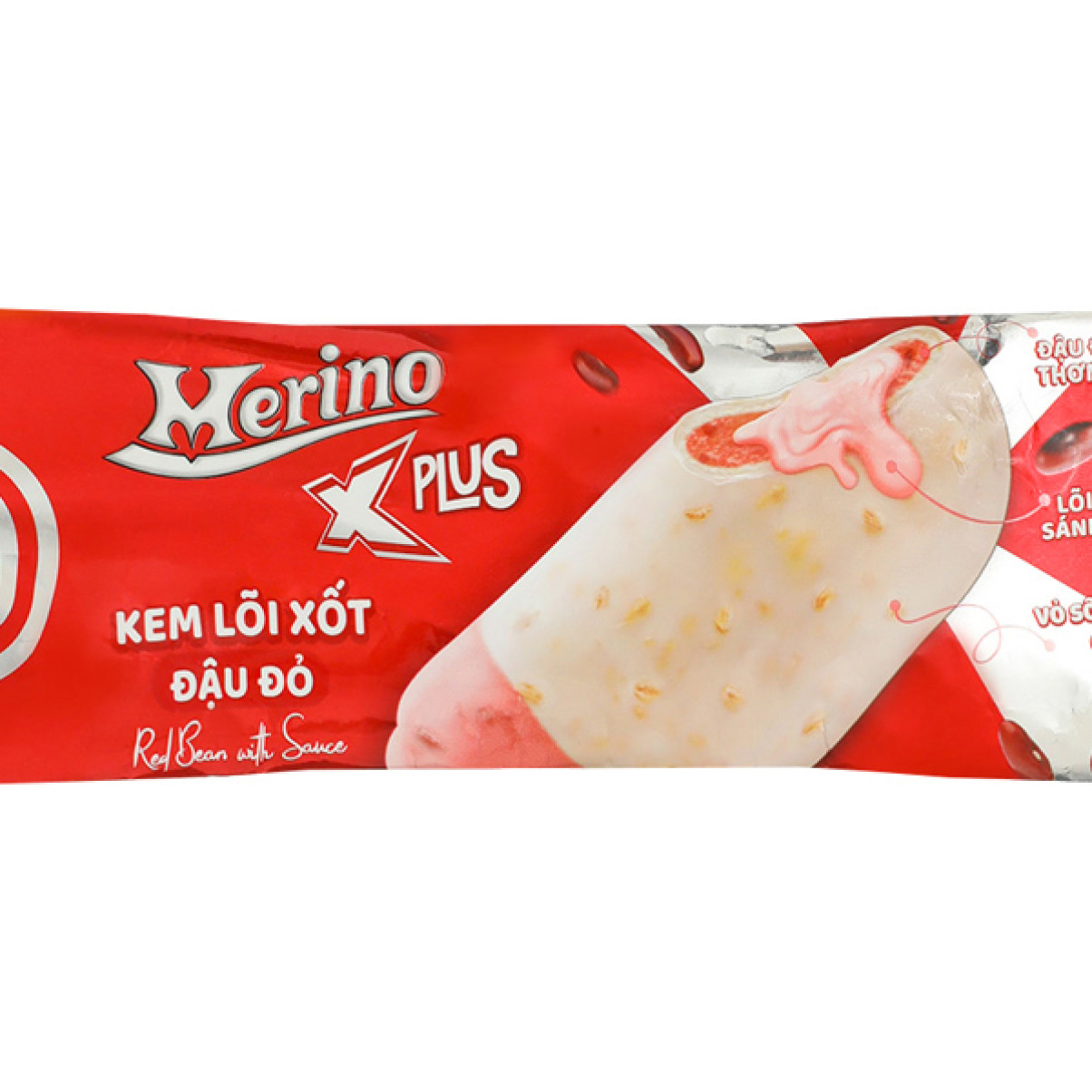 Kem Merino x đậu đỏ lõi xốt 60g