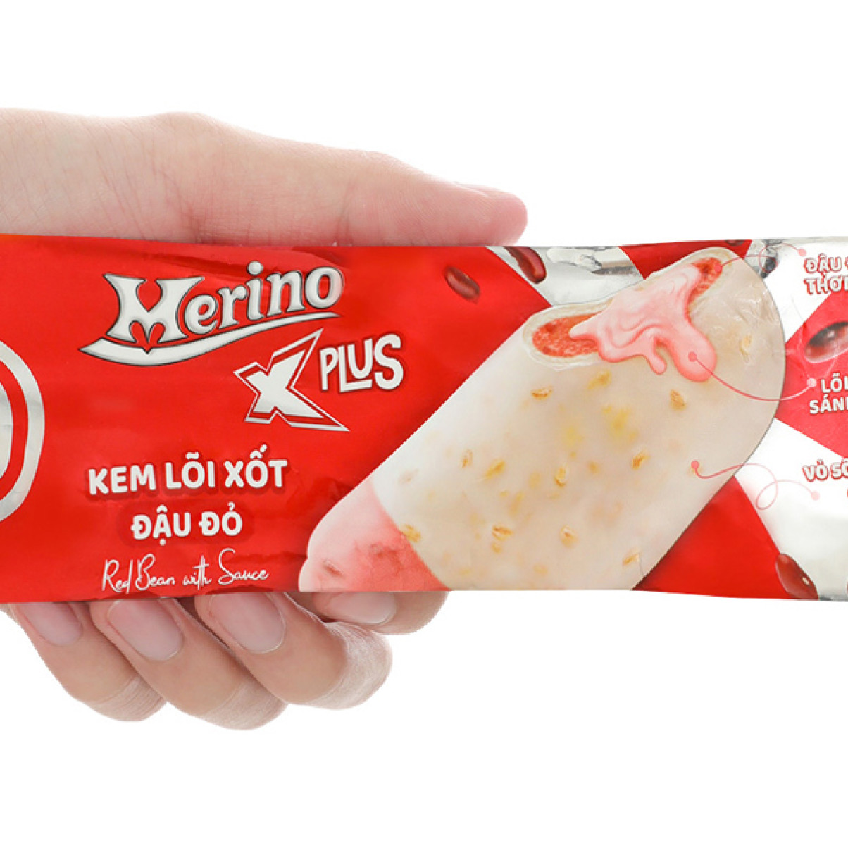 Kem Merino x đậu đỏ lõi xốt 60g
