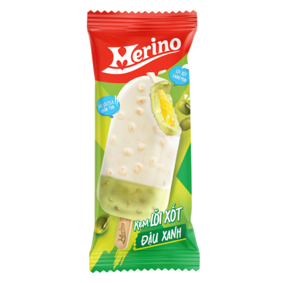 Merino x plus kem lõi sốt đậu xanh