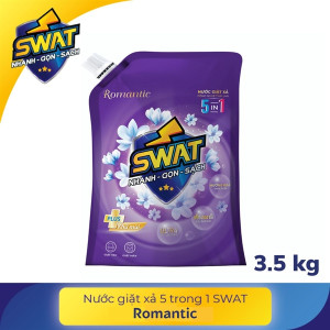 Nước giặt xả 5n1 Swat Romantic 3.5kg