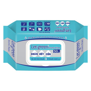 Khăn ướt Let Green 50 miếng