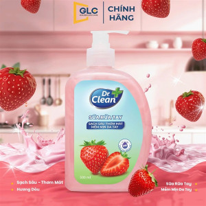 Sữa rửa tay Dr.Clean hương Dâu 500ml